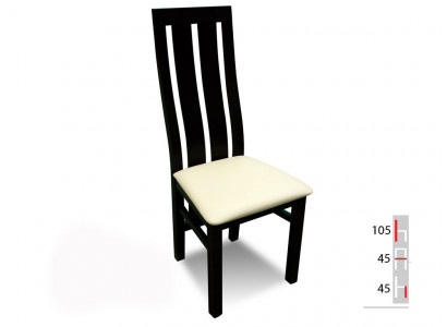 Solid wood chair modern designer white dining chair long decorative