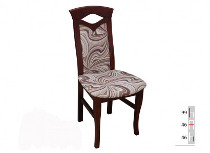 Solid Wood White Chair Modern Designer Dining Chair Kitchen Decorative