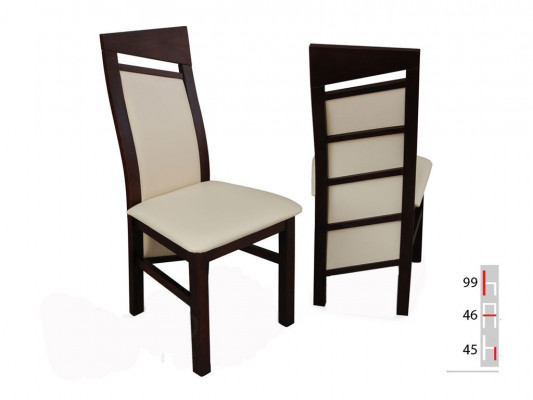 Solid wood chair modern white designer dining chair kitchen decorative