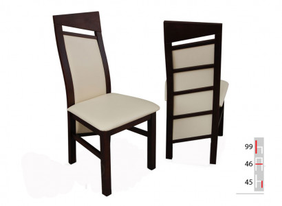 Solid wood chair modern white designer dining chair kitchen decorative