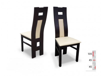 Solid wood white chair wood designer chair dining chair modern decorative
