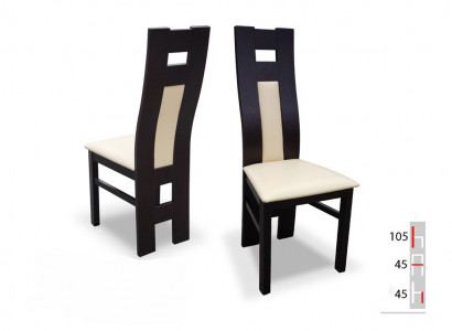 Solid wood white chair wood designer chair dining chair modern decorative