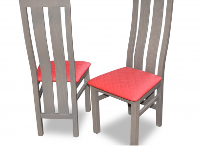 Wood Luxury Design Upholstered Chair Chairs Seat Back Office Dining Room