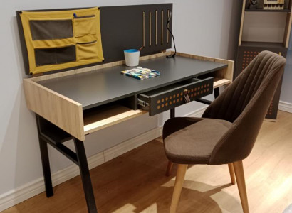 Modern desk design youth room youth bedroom table furniture