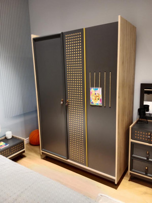 Wardrobe Closet Luxurious Bedroom Furniture Cabinets Wood Children's Room