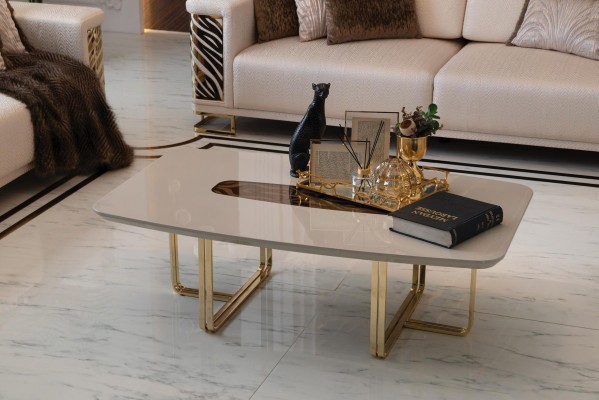 Luxury Sofa Set 4+3 Seater Armchair Coffee Table Modern 4-Piece Set Design