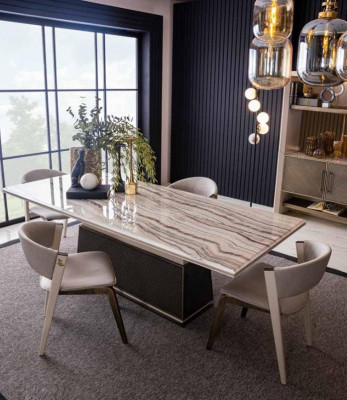 Luxury dining table dining tables table dining set dining group tables 4x chairs chair