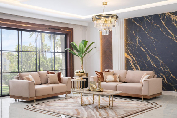Luxury Living Room Set Suite 3+2 Seat Sofa Sets Seat Cushion Suites