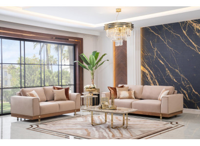 Luxury Living Room Set Suite 3+2 Seat Sofa Sets Seat Cushion Suites
