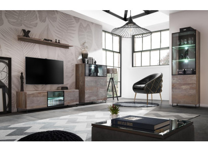 Modern living room set TV stand design furniture display cabinet new wood furniture