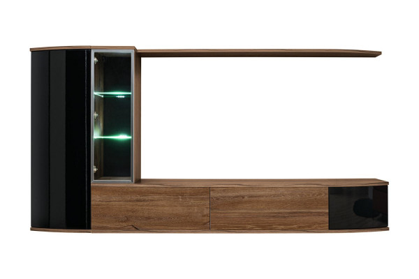 Living room wall unit set luxury living room TV stand wooden wall shelf wall cabinet new