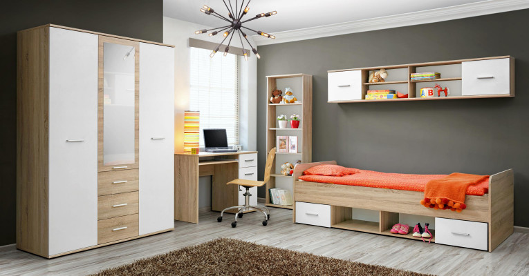 Complete youth room modern children's room designer desk set luxury furniture