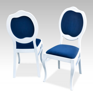 White 4X Chairs Group Set Dining Room Armchairs Italian Wood Chair New
