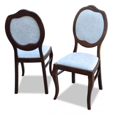 4x Chair Set Real Wood Upholstered Seat Dining Room Suite Dining Chairs
