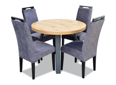 Dining table 4 chairs dining room set dining group modern chairs table tables 5-piece set.