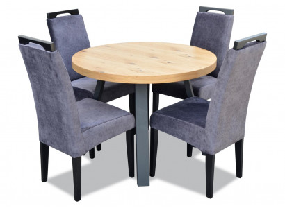Dining table 4 chairs dining room set dining group modern chairs table tables 5-piece set.