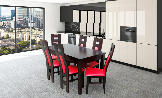 Design Dining Room Set Chair Set Table + 6 Chairs Dining Room Sets Tables