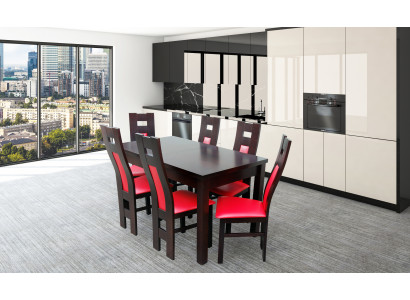 Design Dining Room Set Chair Set Table + 6 Chairs Dining Room Sets Tables