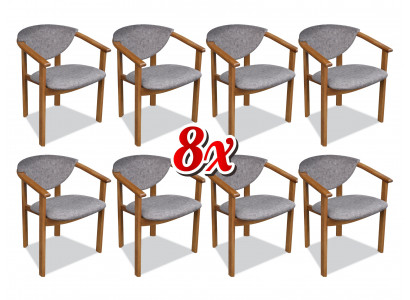 Set of furniture seat cushions living room design dining chair room group 8x chairs