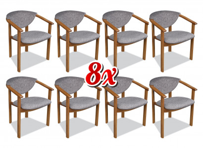 Set of furniture seat cushions living room design dining chair room group 8x chairs
