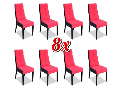 Designer chair set complete K63 chair set dining room upholstered seat 8x