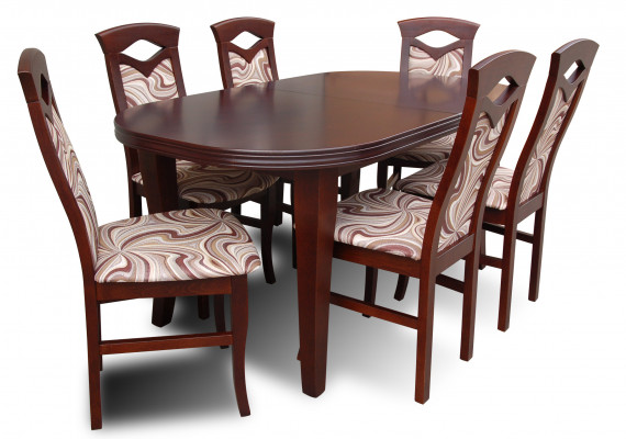 Designer dining table set + 6 chairs chair tables wood table office