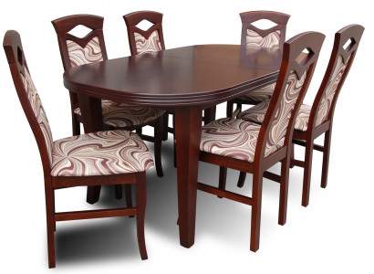 Designer dining table set + 6 chairs chair tables wood table office