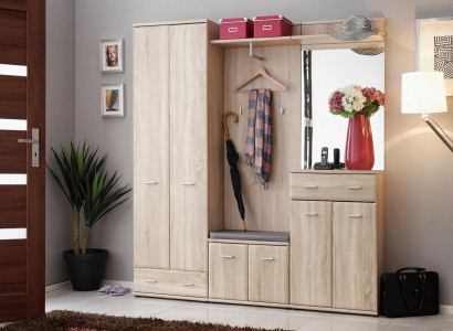 Clothes rack hallway wardrobe, hallway design furniture, wood modern cabinet new