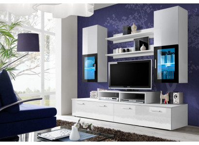 Living Room Complete Wall Unit Shelves Luxury Wall Cabinet New Furniture