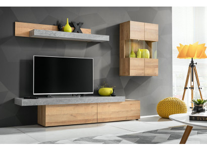 Living room wall unit modern designer TV stand wall cabinet new