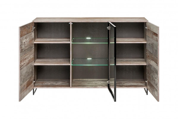 Chest of drawers living room wood sideboard wood furnishing modern design new
