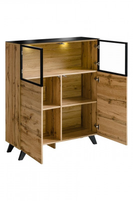 Display cabinet living room furniture cupboard wood furnishing luxury modern design