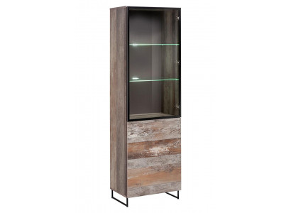 Showcase design cabinet wood modern new furniture gray wood interior