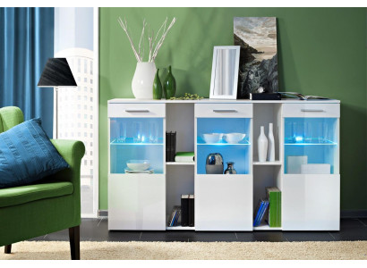 Designer New White Sideboard Luxury Living Room Modern Wood Furniture