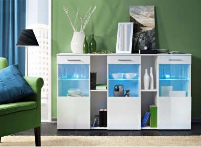 Designer New White Sideboard Luxury Living Room Modern Wood Furniture