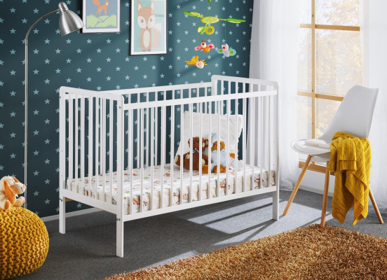 Baby bed bedroom children's bed furniture children's room designer white furniture new