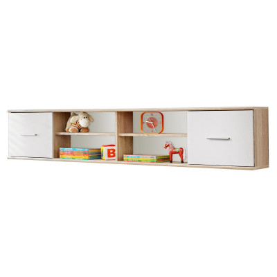 Wall shelf bedroom shelf luxury wood furnishing youth room new furniture.