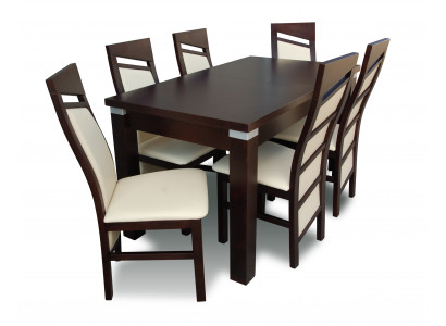 Dining table with 6 chairs seating set table chair set dining room ensembles design.