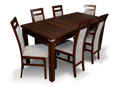 Dining set dining table set dining room table wood 6x chairs chair