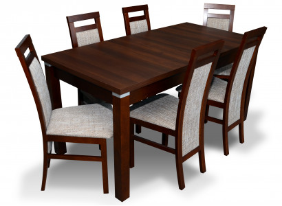 Dining set dining table set dining room table wood 6x chairs chair