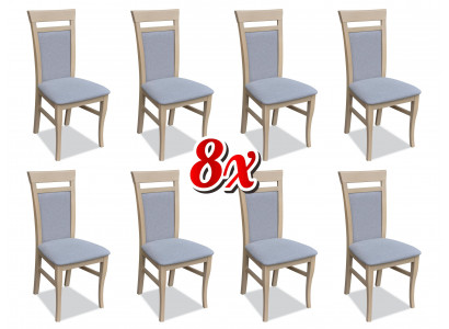 Upholstered Chair Seat Armchair Set Kitchen Chairs Porch Chair 8x Dining Room Solid New
