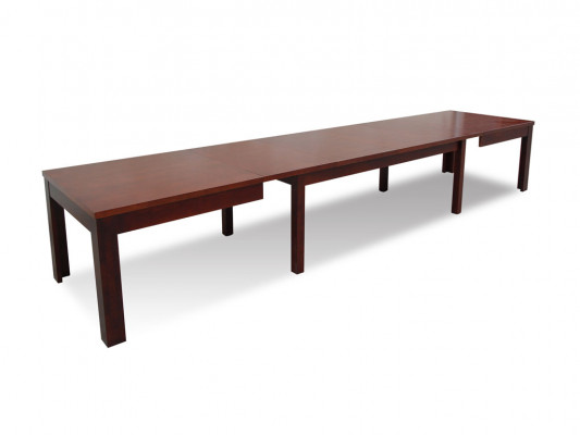 Table Dining Table Wooden Table XXL Conference Table 100x200cm Extendable 200x440cm