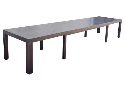 Extendable decor design wooden table dining living room tables solid wood