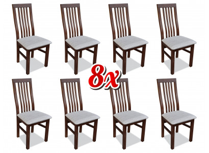 Dining room fabric furniture armchair set 8x chair design upholstered chairs restaurant