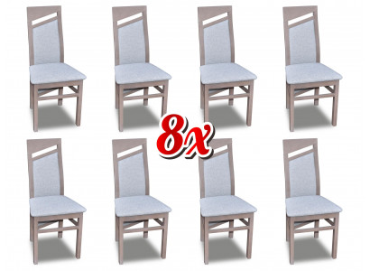 Dining room chair set wood upholstery new dining room group 8 x armchair armchair