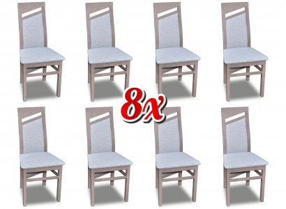 Dining room chair set wood upholstery new dining room group 8 x armchair armchair