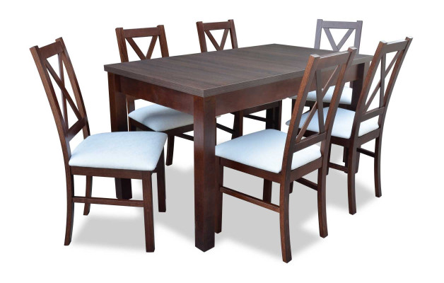Modern dining room furniture luxurious dining table + 6x chairs table new