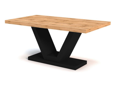 Dining table table luxury dining room living room wood design tables new 160cm