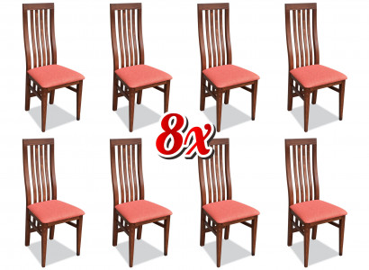 Group Gastronomy New Dining Room Design 8x Restaurant Chairs Set Armchair Chair