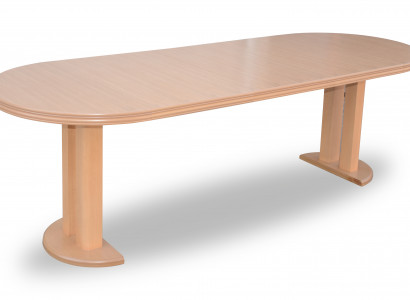XXL Big Designer Conference Table Wood Table Decor Tables Meeting Dining Room
